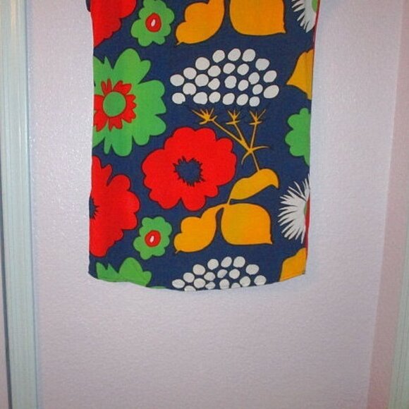 MARIMEKKO Maija KUKKATORI Mini Size XS DRESS Tunic SHIFT Retro MOD Target 70s - Picture 5 of 13